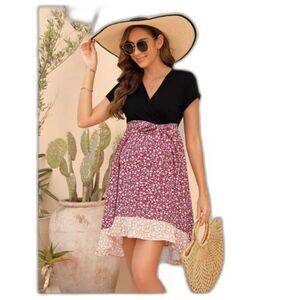 Women's Maternity Dress -Yesfashion- Size S